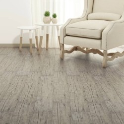 vidaXL Lamas para suelo de PVC autoadhesivas 5,21 m² 2 mm roble lavado
