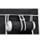 vidaXL Armario plegable 110x45x175 cm negro 