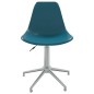 vidaXL Sillas de comedor giratorias 2 unidades PP turquesa vidaXL Sillas de comedor giratorias 2 unidades PP turquesa