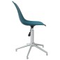 vidaXL Sillas de comedor giratorias 2 unidades PP turquesa vidaXL Sillas de comedor giratorias 2 unidades PP turquesa