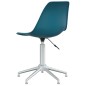 vidaXL Sillas de comedor giratorias 2 unidades PP turquesa vidaXL Sillas de comedor giratorias 2 unidades PP turquesa