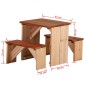 AXI Juego de muebles de picnic ZidZed AXI Juego de muebles de picnic ZidZed