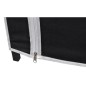 vidaXL Armario plegable 110x45x175 cm negro 