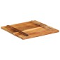 vidaXL Tablero mesa cuadrada madera reciclada maciza 60x60 cm 25-27 mm vidaXL Tablero mesa cuadrada madera reciclada maciza 60x60 cm 25-27 mm