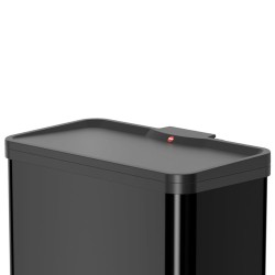 Hailo Cubo con pedal Oko Trio Plus tamaño L 3x9 L negro 0633-260 
