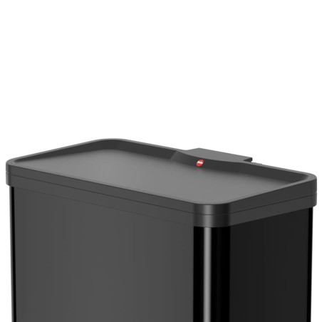 Hailo Cubo con pedal Oko Trio Plus tamaño L 3x9 L negro 0633-260 