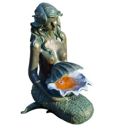 Ubbink Adorno de agua OSLO bronce y verdín 