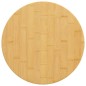 vidaXL Tablero de mesa de bambú Ø50x2,5 cm vidaXL Tablero de mesa de bambú Ø50x2,5 cm
