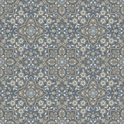 Noordwand Papel de pared Homestyle Portugese Tiles marrón y azul
