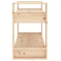 vidaXL Estantería/divisor de espacios madera maciza pino 80x35x56,5 cm