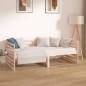 vidaXL Sofá cama madera maciza de pino 90x190 cm