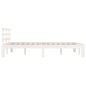vidaXL Estructura de cama doble madera maciza blanco 135x190 cm vidaXL Estructura de cama doble madera maciza blanco 135x190 cm