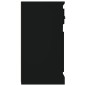 vidaXL Aparador de madera contrachapada negro 70x35,5x67,5 cm vidaXL Aparador de madera contrachapada negro 70x35,5x67,5 cm