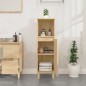 vidaXL Armario de baño madera contrachapada roble Sonoma 30x30x100 cm