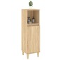 vidaXL Armario de baño madera contrachapada roble Sonoma 30x30x100 cm