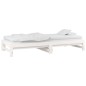 vidaXL Sofá cama extraíble madera maciza de pino blanco 2x(80x200) cm vidaXL Sofá cama extraíble madera maciza de pino blanco 2x(80x200) cm