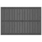 vidaXL Cabecero de cama de pared madera maciza pino gris 159,5x3x110cm vidaXL Cabecero de cama de pared madera maciza pino gris 159,5x3x110cm