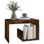 vidaXL Mesa auxiliar madera contrachapada roble ahumado 59x36x38 cm vidaXL Mesa auxiliar madera contrachapada roble ahumado 59x36x38 cm