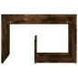 vidaXL Mesa auxiliar madera contrachapada roble ahumado 59x36x38 cm vidaXL Mesa auxiliar madera contrachapada roble ahumado 59x36x38 cm