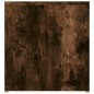 vidaXL Mesa auxiliar madera contrachapada roble ahumado 59x36x38 cm vidaXL Mesa auxiliar madera contrachapada roble ahumado 59x36x38 cm