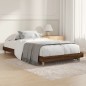 vidaXL Estructura de cama madera contrachapada marrón roble 100x200 cm vidaXL Estructura de cama madera contrachapada marrón roble 100x200 cm