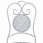 vidaXL Mesa y sillas bistró de jardín 3 piezas acero blanco grisáceo vidaXL Mesa y sillas bistró de jardín 3 piezas acero blanco grisáceo