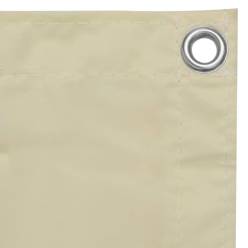 vidaXL Toldo para balcón tela oxford crema 120x400 cm vidaXL Toldo para balcón tela oxford crema 120x400 cm