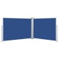 vidaXL Toldo lateral retráctil azul 120x1000 cm vidaXL Toldo lateral retráctil azul 120x1000 cm