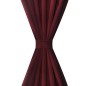 2 cortinas micro-satinadas con trabillas color burdeos, 140 x 225 cm 2 cortinas micro-satinadas con trabillas color burdeos, 140 x 225 cm