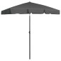 vidaXL Sombrilla de playa gris antracita 180x120 cm vidaXL Sombrilla de playa gris antracita 180x120 cm