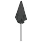 vidaXL Sombrilla de playa gris antracita 180x120 cm vidaXL Sombrilla de playa gris antracita 180x120 cm