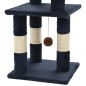 vidaXL Rascador para gatos con poste de sisal 65 cm azul vidaXL Rascador para gatos con poste de sisal 65 cm azul