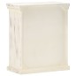 vidaXL Aparador de madera maciza de mango blanco 65x30x75 cm vidaXL Aparador de madera maciza de mango blanco 65x30x75 cm