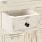 vidaXL Aparador de madera maciza de mango blanco 65x30x75 cm vidaXL Aparador de madera maciza de mango blanco 65x30x75 cm