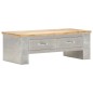 vidaXL Mesa de centro Aviator 100x50x36 cm madera maciza de mango