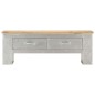 vidaXL Mesa de centro Aviator 100x50x36 cm madera maciza de mango