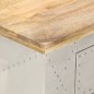 vidaXL Mesa de centro Aviator 100x50x36 cm madera maciza de mango