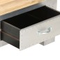 vidaXL Mesa de centro Aviator 100x50x36 cm madera maciza de mango