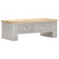vidaXL Mesa de centro Aviator 100x50x36 cm madera maciza de mango