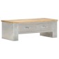 vidaXL Mesa de centro Aviator 100x50x36 cm madera maciza de mango