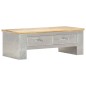 vidaXL Mesa de centro Aviator 100x50x36 cm madera maciza de mango