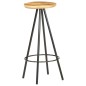 vidaXL Taburetes de cocina 2 unidades madera de mango rugosa vidaXL Taburetes de cocina 2 unidades madera de mango rugosa