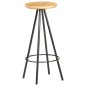 vidaXL Taburetes de cocina 2 unidades madera de mango rugosa vidaXL Taburetes de cocina 2 unidades madera de mango rugosa