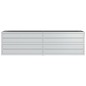 vidaXL Arriate de acero galvanizado plateado 160x40x45 cm vidaXL Arriate de acero galvanizado plateado 160x40x45 cm