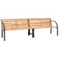 vidaXL Banco doble de jardín 241 cm madera de abeto chino vidaXL Banco doble de jardín 241 cm madera de abeto chino