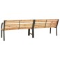 vidaXL Banco doble de jardín 241 cm madera de abeto chino vidaXL Banco doble de jardín 241 cm madera de abeto chino