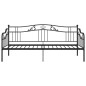 vidaXL Estructura de sofá cama de metal negro 90x200 cm vidaXL Estructura de sofá cama de metal negro 90x200 cm