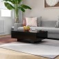 vidaXL Mesa de centro madera contrachapada negro 90x60x31 cm vidaXL Mesa de centro madera contrachapada negro 90x60x31 cm