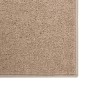 vidaXL Alfombra de pelo corto marrón 80x150 cm vidaXL Alfombra de pelo corto marrón 80x150 cm
