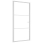 vidaXL Puerta interior vidrio EGS y aluminio blanco 102,5x201,5 cm vidaXL Puerta interior vidrio EGS y aluminio blanco 102,5x201,5 cm